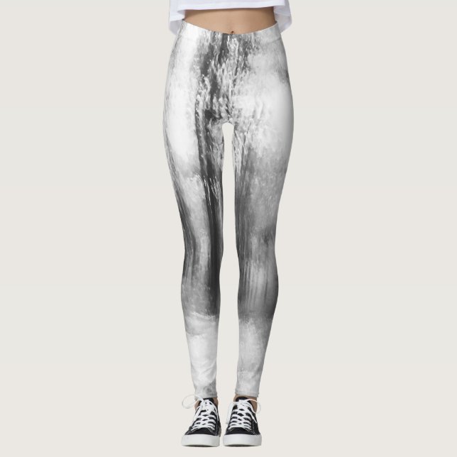 Legging Perdida na floresta - fotografia infravermelha abs (Frente)