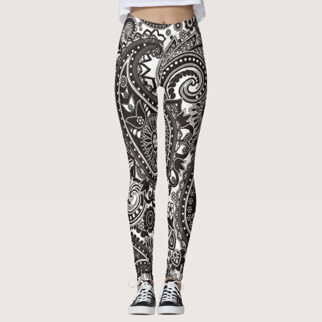 Legging Perfeitamente Paisley (Frente)