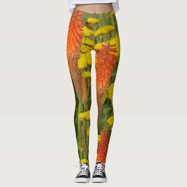 Legging Perna das Flores Laranja Cinofia Uvaria (Frente)