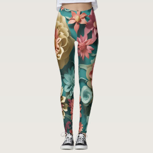 Legging Perna Floral de Explosão Bloom Burst
