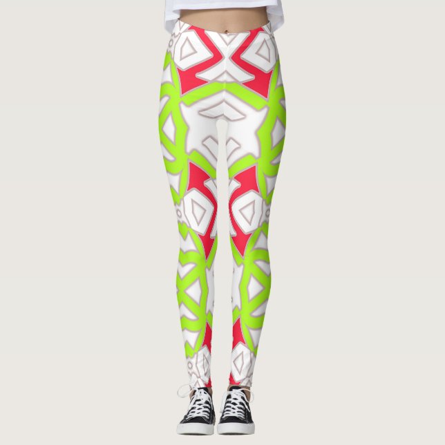 Legging Perna "Ratti_Creative_Arts" clássica de multicor b (Frente)