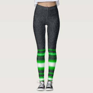 Legging Perna Verde Neon Gira Pernas Espandexas
