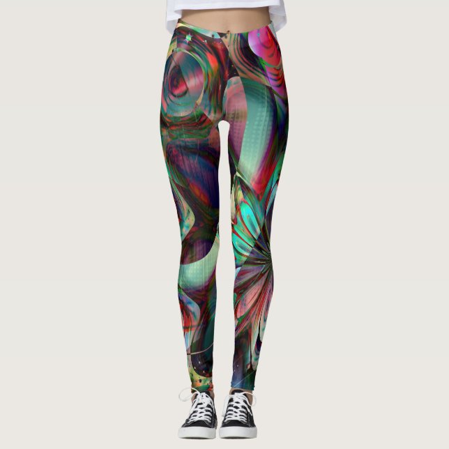 Legging Pernas abstrato (Frente)