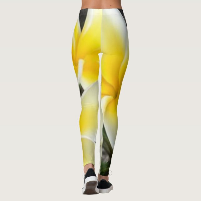 Legging Pernas amarelas da flor (Verso)