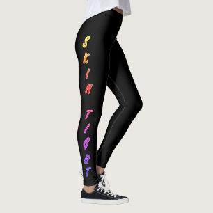 Legging Pernas Apertadas Da Pele