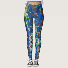 Legging Pernas azuis