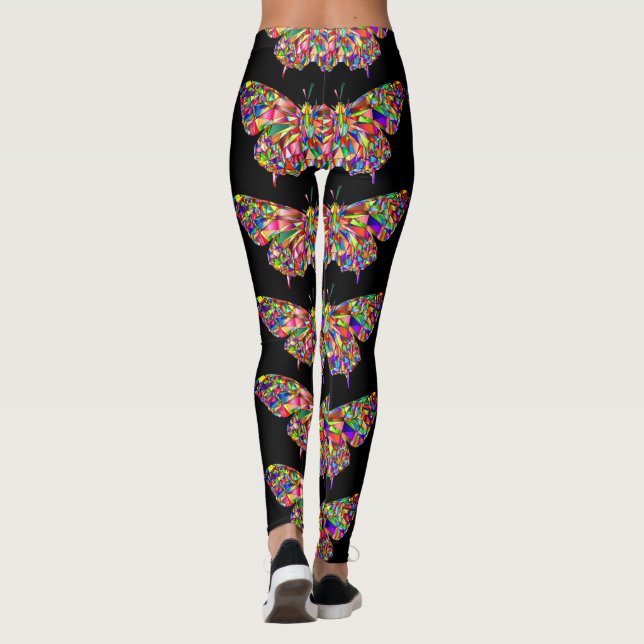 Legging Pernas bonito de borboletas na moda (Verso)