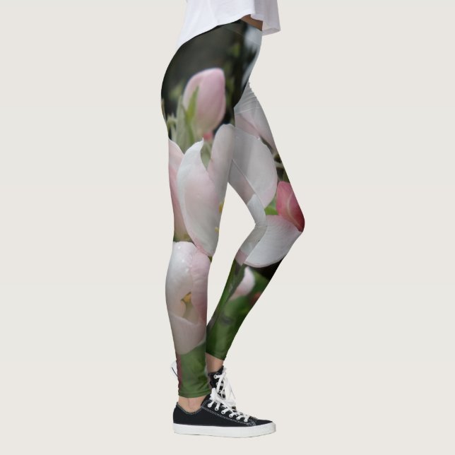 Legging Pernas brancas/cor-de-rosa (Direita)