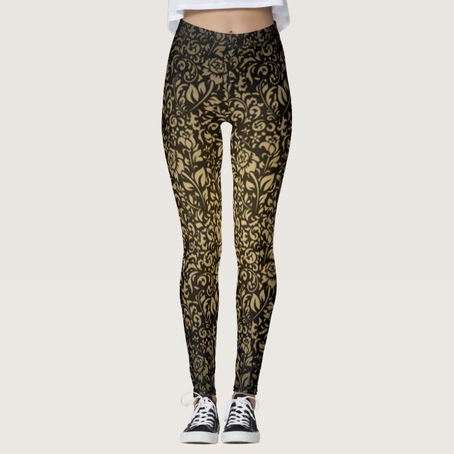 Legging Pernas Brilhantes Damask (Frente)