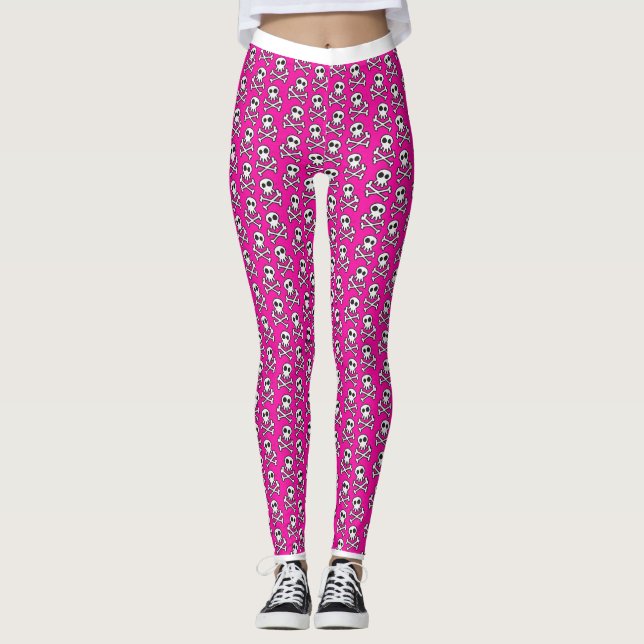 Legging Pernas/cavidades e ossos cruzados (Frente)