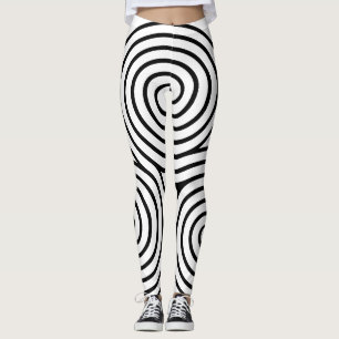 Legging Pernas Célticas Espirais Triplas