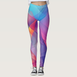 Legging Pernas Coloridas Geométricas