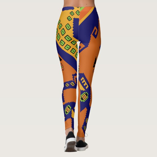 Legging Pernas Coloridas Selvagens Loucas (Verso)
