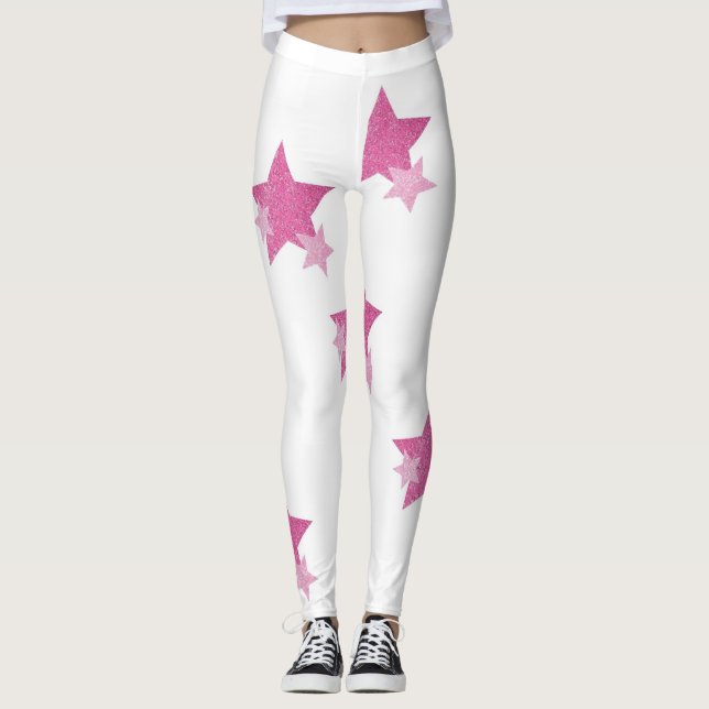 Legging Pernas cor-de-rosa (Frente)