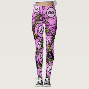 Legging Pernas cor-de-rosa