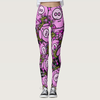 Legging Pernas cor-de-rosa