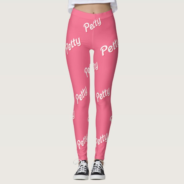 Legging pernas cor-de-rosa (Frente)
