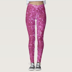 Legging Pernas cor-de-rosa com Rico