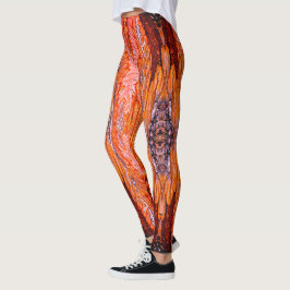 Legging Pernas cor-de-rosa laranja