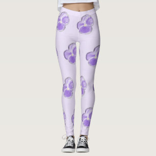 Legging Pernas da Flor Violeta