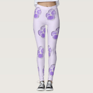 Legging Pernas da Flor Violeta