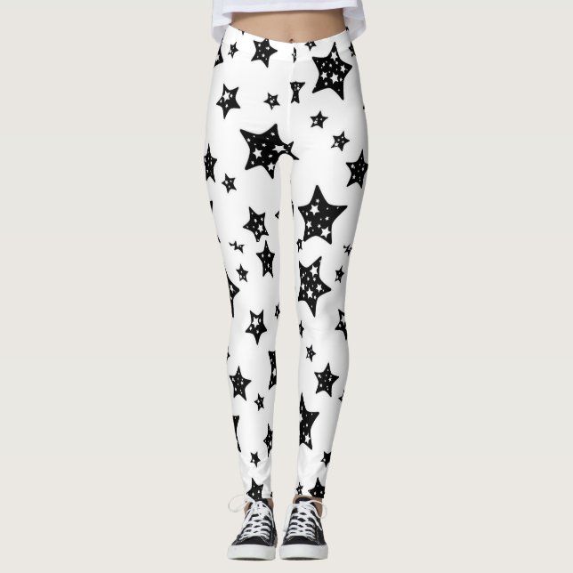 Legging Pernas das Estrelas Negras (Frente)