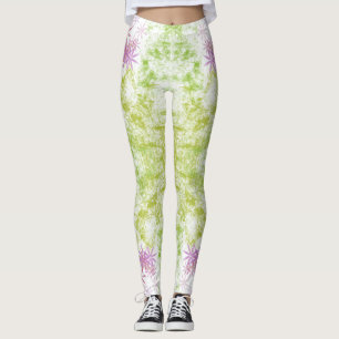 Legging Pernas das Flores Roxas