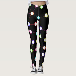 Legging Pernas das Luzes Espaciais