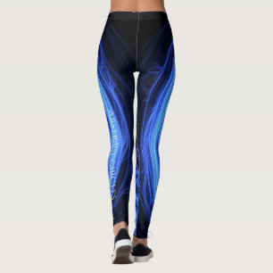 Legging Pernas de abstrato Círculos Todos Sobre Impressão