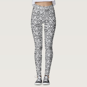 Legging Pernas de abstrato de design