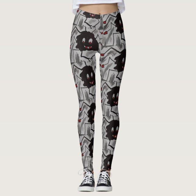 Legging Pernas de aranha assustadoras (Frente)