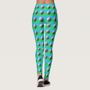 Legging Pernas de Bolas de Golfe