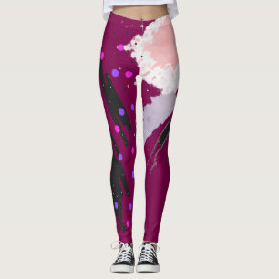 Legging Pernas de Bolinhas abstrato