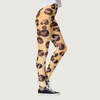 Legging Pernas de caça-leopardo