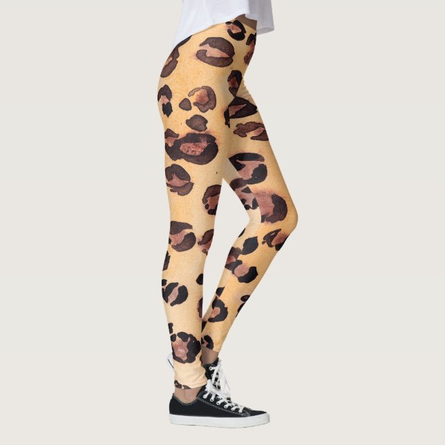 Legging Pernas de caça-leopardo (Direita)