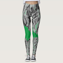 Legging Pernas de captura ocular para exercício ou visto c