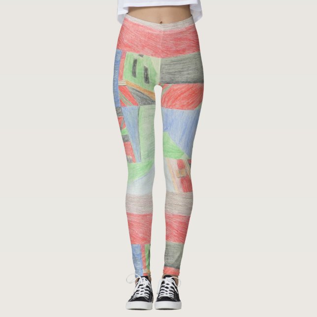 Legging Pernas de cena molhadas (Frente)