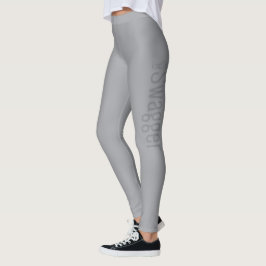 Legging Pernas de cinza, calças de yoga, vestuário ativo,