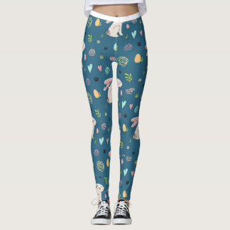 Legging Pernas de coelho azul