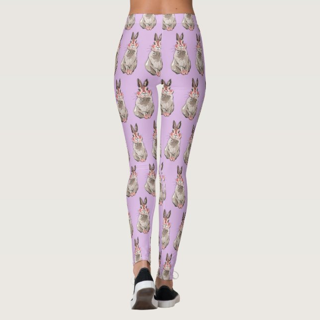 Legging Pernas de coelho da Páscoa (Verso)