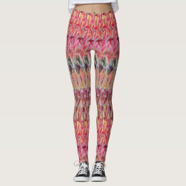 Legging Pernas de Comutação Vermelha