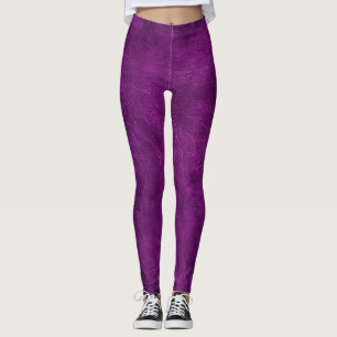 Legging Pernas de couro magenta, cor-de-rosa