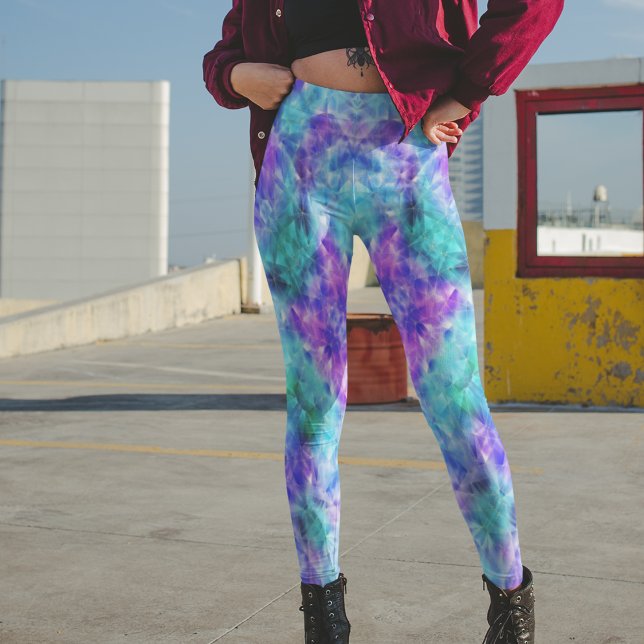 Legging Pernas de cristal roxo e lacrimogêneo - Bonito (Criador carregado)