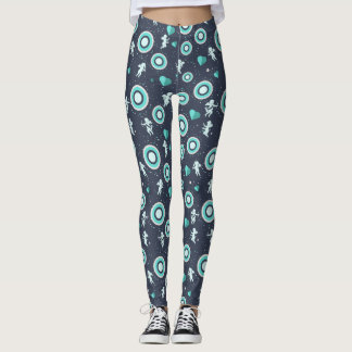 Legging Pernas de Cupido e Corações Femininas
