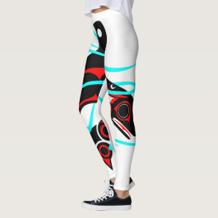 Legging Pernas de design de orca