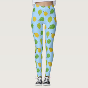Legging pernas de duínos azuis