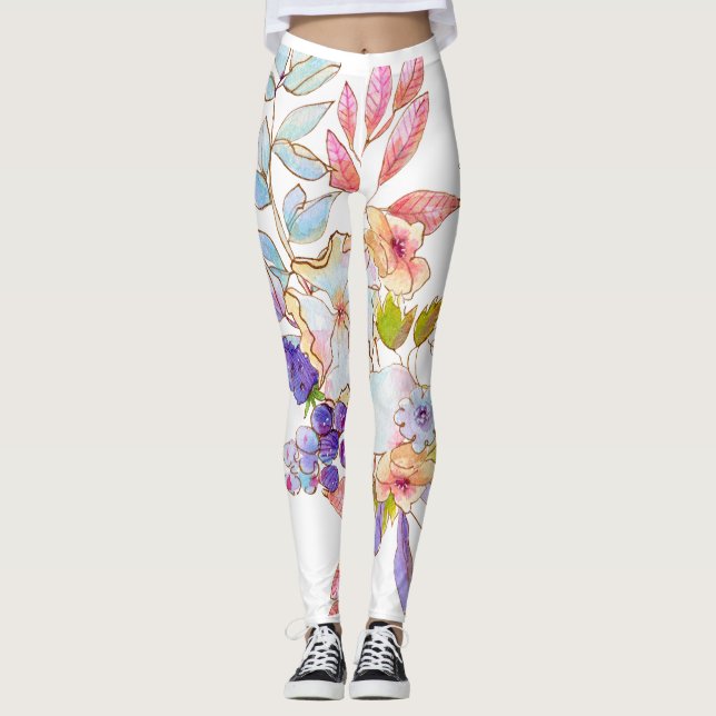 Legging Pernas de Flores (Frente)