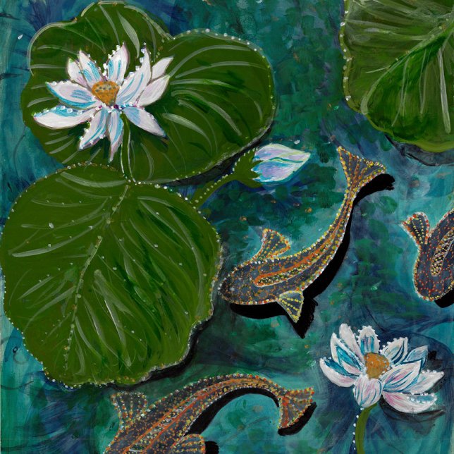 Legging Pernas de flores de lótus (Criador carregado)