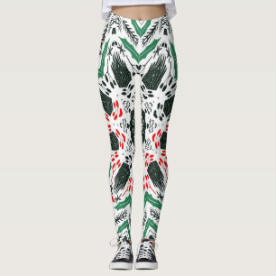 Legging Pernas de folhas explosivas