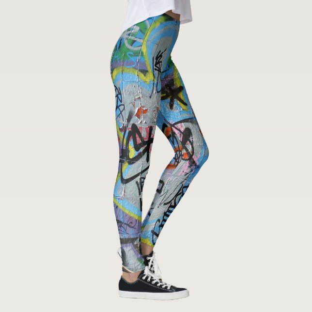 Legging pernas de grafite de parede (Direita)